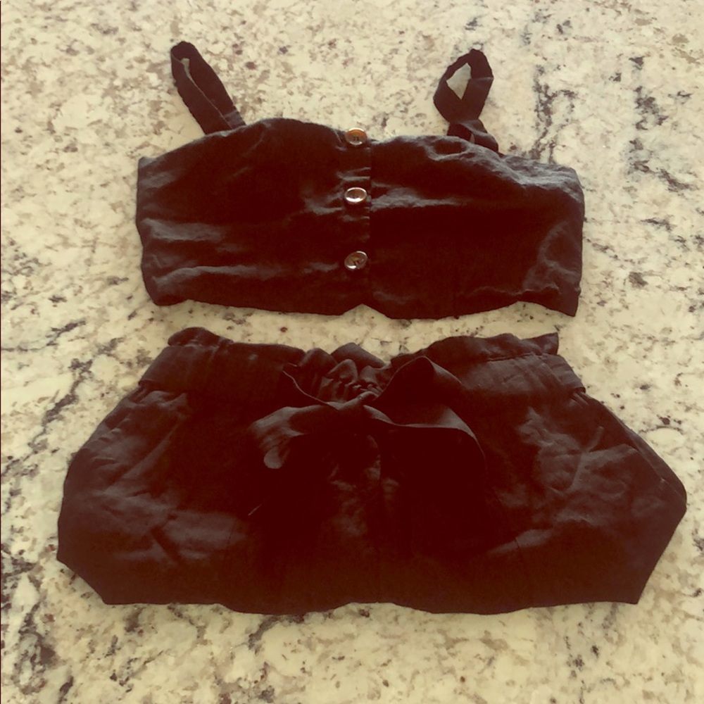 2 piece black outfit